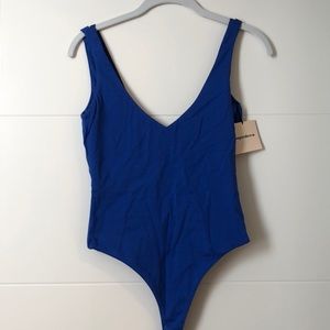 Superdown Blue Bodysuit